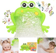 Light Up Baby Bath Bubble Toys,Tub Big Frog Automatic Bubble Maker Blower Toy...