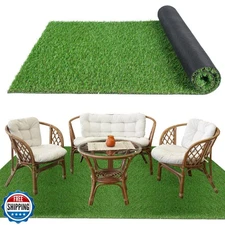 XLX TURF Artificial Grass Outdoor Turf Rug - 4FT X 6FT High Densi