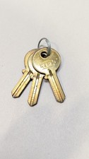 Lot of 3 Vintage KEIL 2PS Uncut Key Blanks Locksmith NOS Made in USA