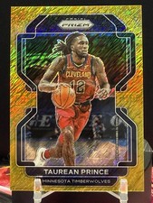 Taurean Prince 2021 prizm gold shimmer /10