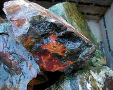 Stellar KALEIDOSCOPE JASPER … 25 LB lot of impressive rough … Oregon … READ ➜➜➜