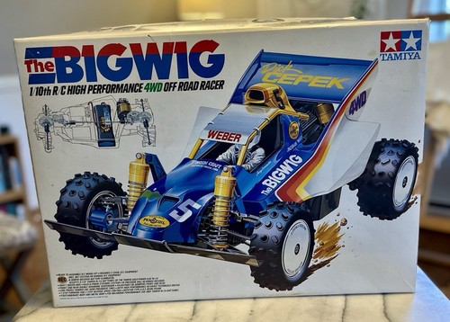 ORIGINAL TAMIYA “THE BIGWIG” 1:10th 1986 First Edition OFF ROAD BUGGY 5857 VTG - Picture 2 of 14
