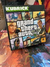 Grand Theft Auto V 5 Kubrick Figure Set Franklin Michael Trevor Lester Chop GTA