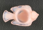 Boyd's Crystal Art Glass BIRD SALT #20 PINK CHAMPAGNE 8-14-79 Cherry Seed NOS — photo 7