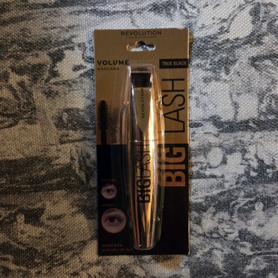 Revolution Big Lash XL Extra Volume Mega Brush Mascara True Black 0.28 oz New