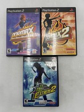 Dance Dance Revolution MAX, MAX 2, EXTREME 2 PS2 PlayStation 2 Lot of 3 Games