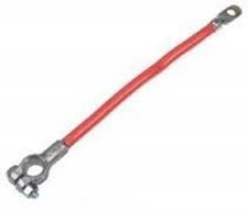 Red 2 Gauge Top Post Battery Cable - Made in USA 32" Inch Red 2 Gauge