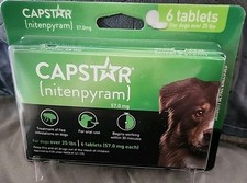 Capstar Oral Treatment for Dogs Over 25 lbs, 6 Tablets