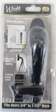 Wright Products VIL333BL Screen & Storm Door Latch Pull Lever, Black Finish 
