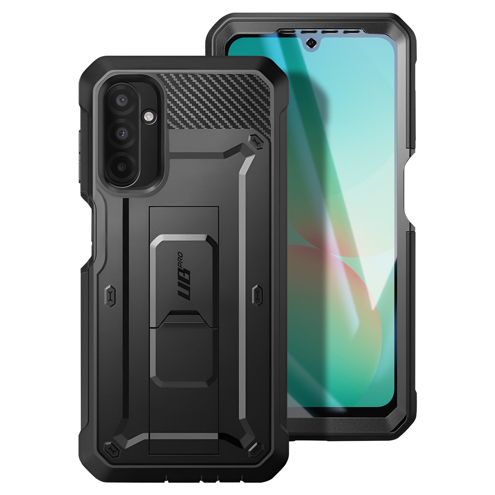 Coque intégrale Galaxy A26 Unicorn Beetle Pro antichoc avec béquille noire