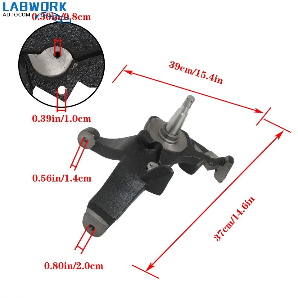 4" Lift Lifting Spindles For 1988-99 Chevrolet Tahoe GMC C1500 C2500 M0117K18-2 Foto 4 de 4