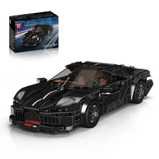 Mould King 27096 411pcs Night Sound Theme Mini Car Model Building Blocks DIY Toy