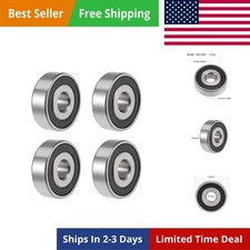 1620-2RS Deep Groove Ball Bearings Z2 7/16 X 1-3/8 X 7/16inch Double Sealed C...