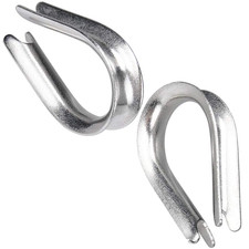 Wire Rope Cable Thimble Wire Eye DIN 6899 B Galvanised Steel Rigging for Wire Ro