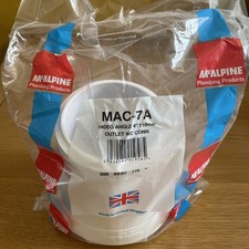 McAlpine MAC-7A 14 Degree WC Pan Connector. 4"/110mm