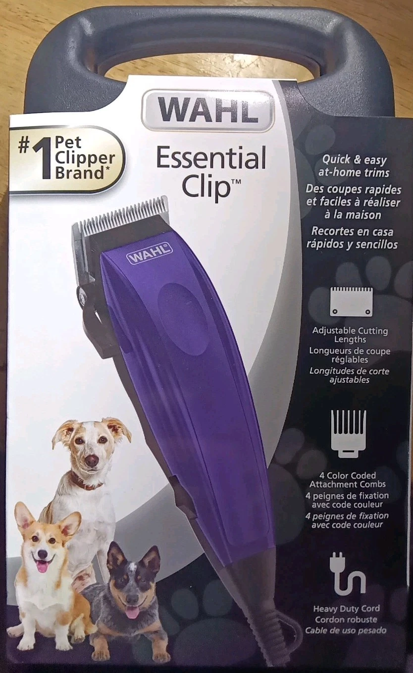 BRAND NEW!!! WAHL ESSENTIAL CLIP DOG PET CLIPPPER GROOMING KIT WITH CASE 3027529
Opens in a new wind