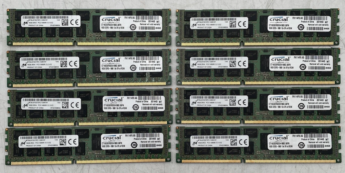 PC3-12800 (DDR3-1600) 16 GB ECC Network Server Memory (RAM) for