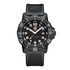 Luminox Navy SEAL 45 mm Military Dive Watch - Black Face Black Strap