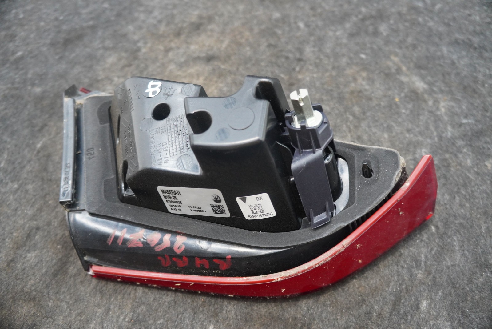 Rear Right Inner Trunk Lid Tail Light Lamp 670009228 Maserati Quattroporte M156