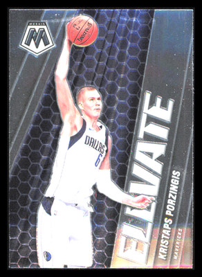 Kristaps Porzingis 2020-21 Panini #7 Elevate Insert Dallas Mavericks NBA