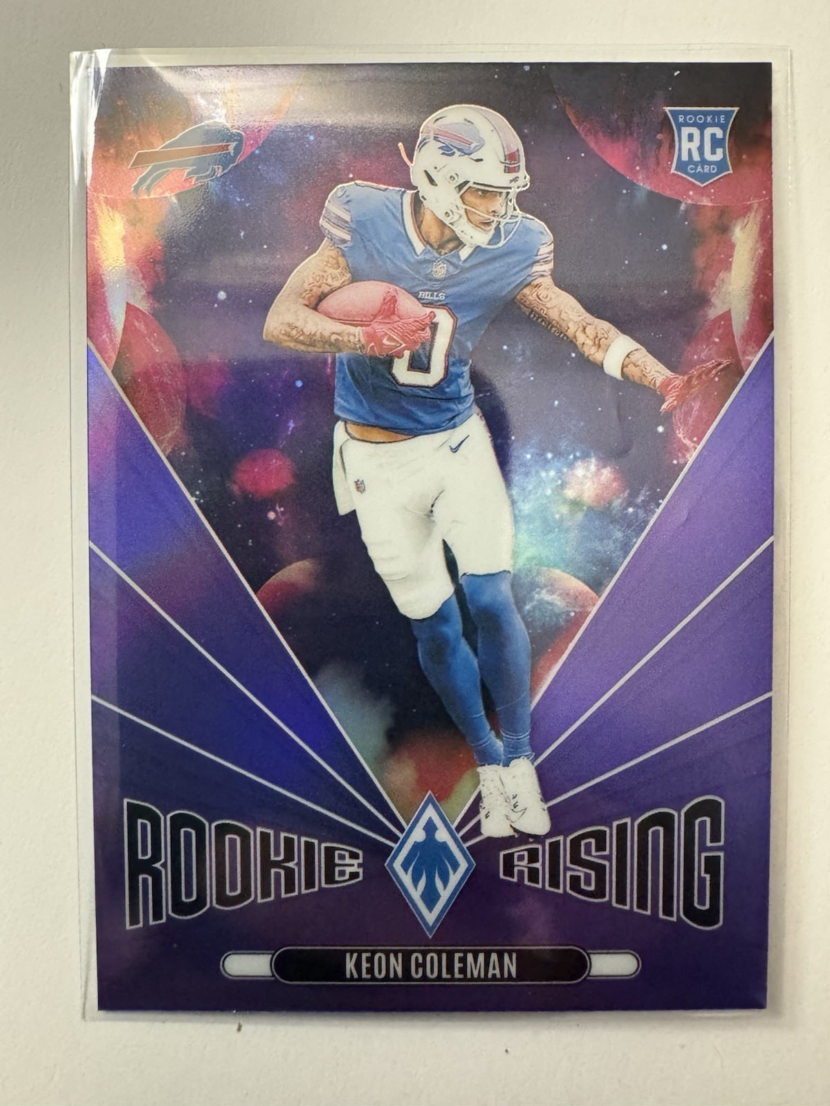 2024 Phoenix Football Purple Prizm Keon Coleman Rookie Rising - Bills