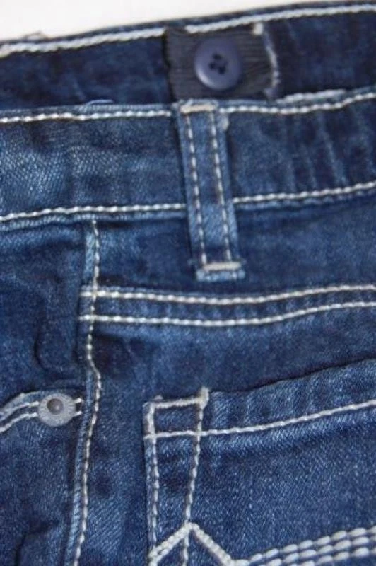 Джинсы для девочек Mossimo размер 6 темно-синие джинсовые с регулируемой талией - Изображение 4 из 4