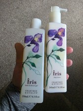 NEW Crabtree Evelyn IRIS Body Lotion Shower Gel Set - 245 ml / 8.5 oz