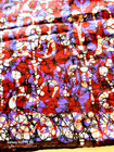 100% Pure Silk 72" by 21" Batik Scarf-1970s India-Handloomed-Handrolled Edge-NEW — photo 3