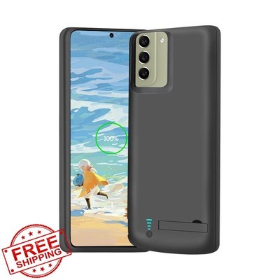 BAHOND Samsung S21 FE 5G Battery Case 5000mAh Black