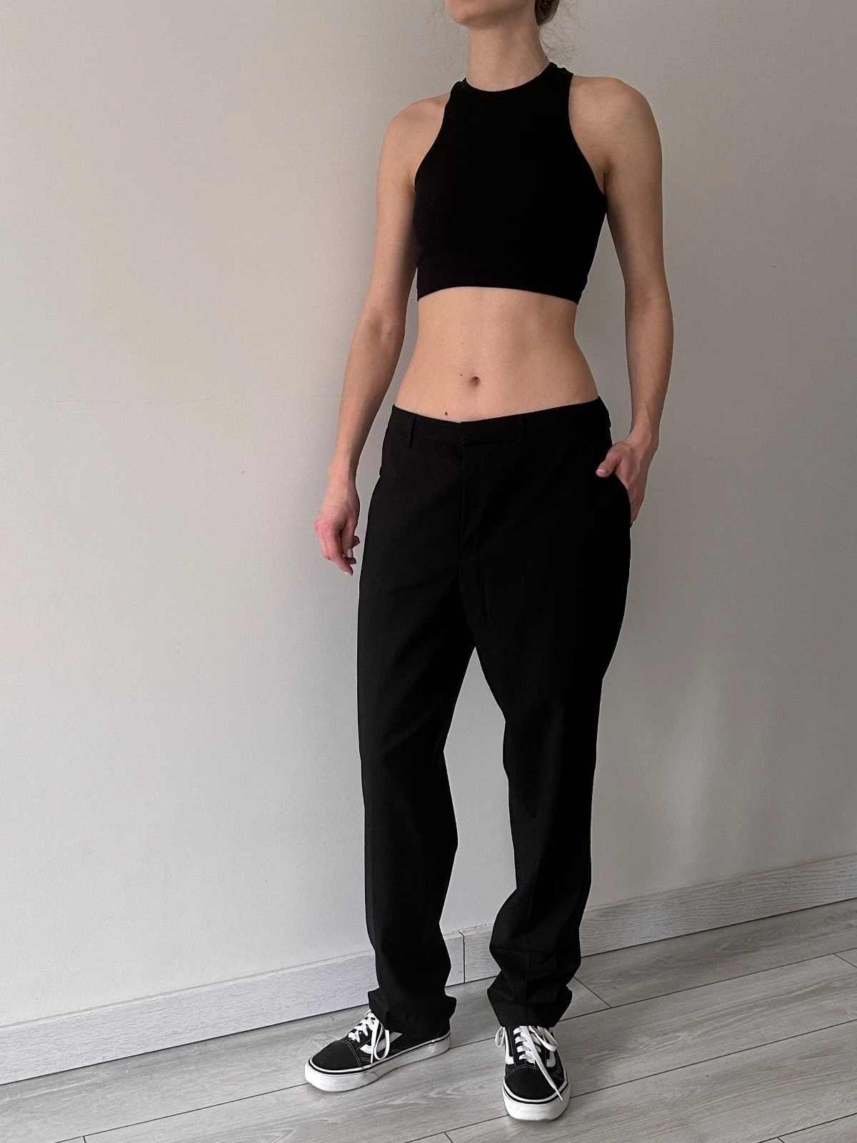 Pantaloni eleganti neri Acne Studios taglia 30x30 donna