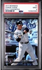 2017 Bowman Mega Box Aaron Judge Chrome ROY Favorites Rookie RC PSA 9 MINT