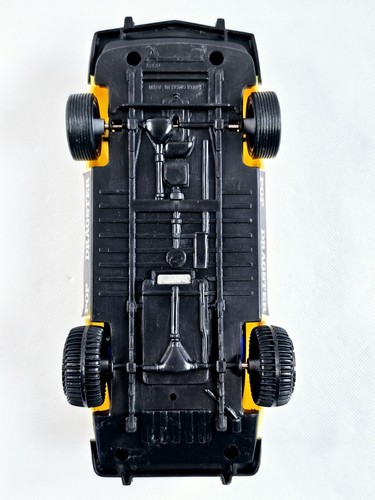 Arco Datsun Nissan Fairlady Z 280Z Yellow Friction Toy Car Pop Dragster Works - Picture 12 of 16