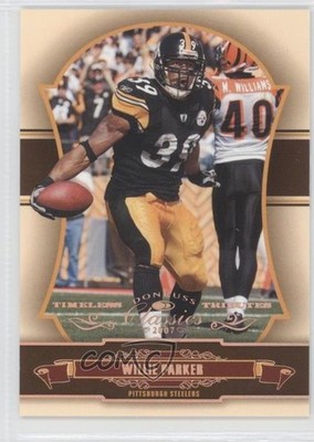 2007 Donruss Classics Timeless Tributes Bronze 58/100 Willie Parker #79 d4y