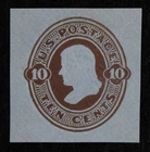 CKStamps: US Cut Square Stamps Collection Scott#U192 Unused LH NG