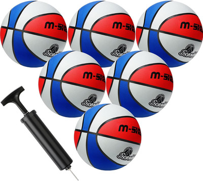 6 Pcs Size 5 Basketballs Bulk Christian Charity Donation Supplies 27.5 Inch Bask