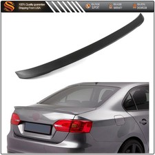 For 2012-2017 JETTA MK6 Sedan REAR TRUNK SPOILER Lip PAINTED MATTE BLACK L041