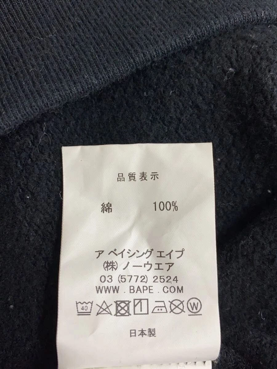 A BATHING APE (BAPE) Felpa con cappuccio e zip intera BAPE A BATHING APE Shark Bear nera taglia S #ED AZA