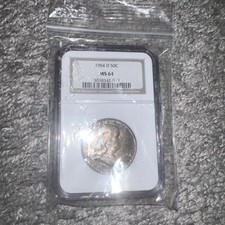 NGC 1954 Grade MS 64 Franklin Half Dollars (1948-1963) for sale | eBay