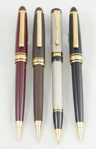 4 Excellent New Unused Mechanical Pencils - Three 0.5mm Lead, One 0.9mm Lead
