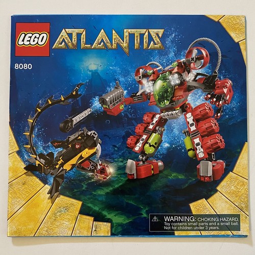 LEGO Atlantis 8058 8059 8080 7977 INSTRUCTION BOOKLETS ONLY No Bricks Box - Picture 5 of 9
