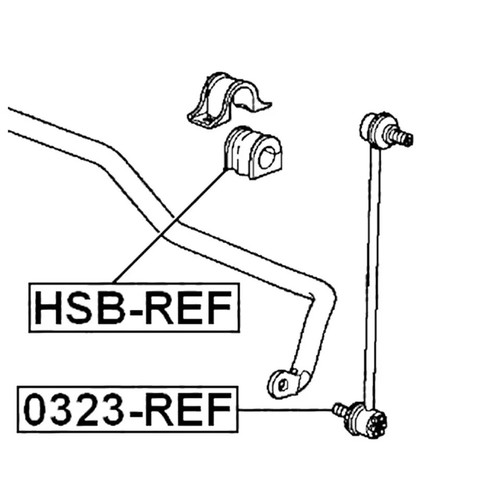 Fits For Honda CR-V 2007-2017 Front End Link Stabilizer 2pcs P/N 51320-STK-A01 - Picture 7 of 7