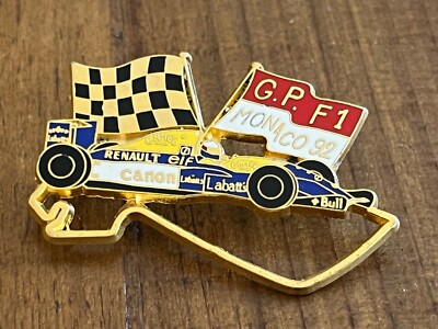 Lot De Pins F1 – Renault, Williams, Canon, Camel, Labatt's, Bull, Monaco