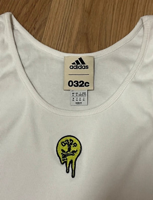 032c x Adidas Ribbed Tank Top Tanktop White XL (Rare)