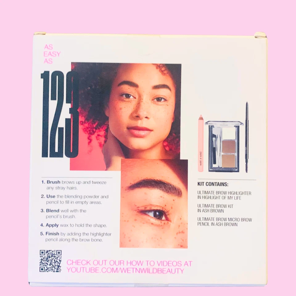 Wet n Wild Ultimate Brow Highlighter, Stencil Kit, Brow Pencil Perfect Brow NEW - Image 4 of 4