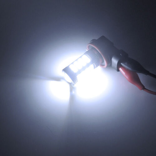 2 Xenon White H11 H8 H9 Car Pickup Truck Driving Fog Light Lamp 92-SMD LED Bulbs - Picture 5 of 11
