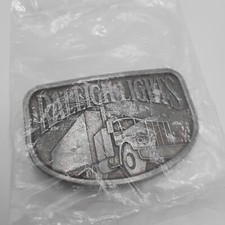 Vintage Raleigh Lights Belt Buckle New In Plastic