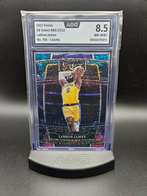 2021 Panini Select LEBRON JAMES Cosmic Concourse Prizm #100 SSP NM-MINT AOG 8.5
