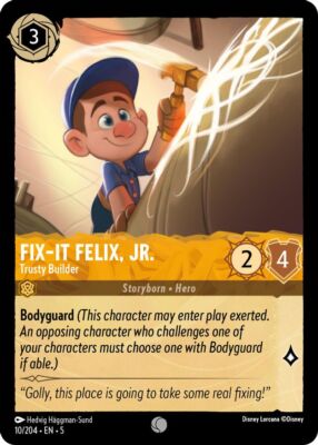 Lorcana Fix-It Felix, Jr. - Trusty Builder (10/222) Shimmering Skies LP