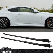 Fits 15-25 Lexus RC350 RC300 RC200t F Sport Side Skirts Silkblaze Style 2PCS PP