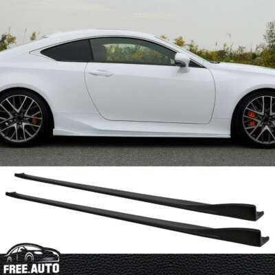 Fits 15-17 Lexus RC350 RC300 RC200t F Sport Side Skirts Silkblaze Style 2PCS PP
